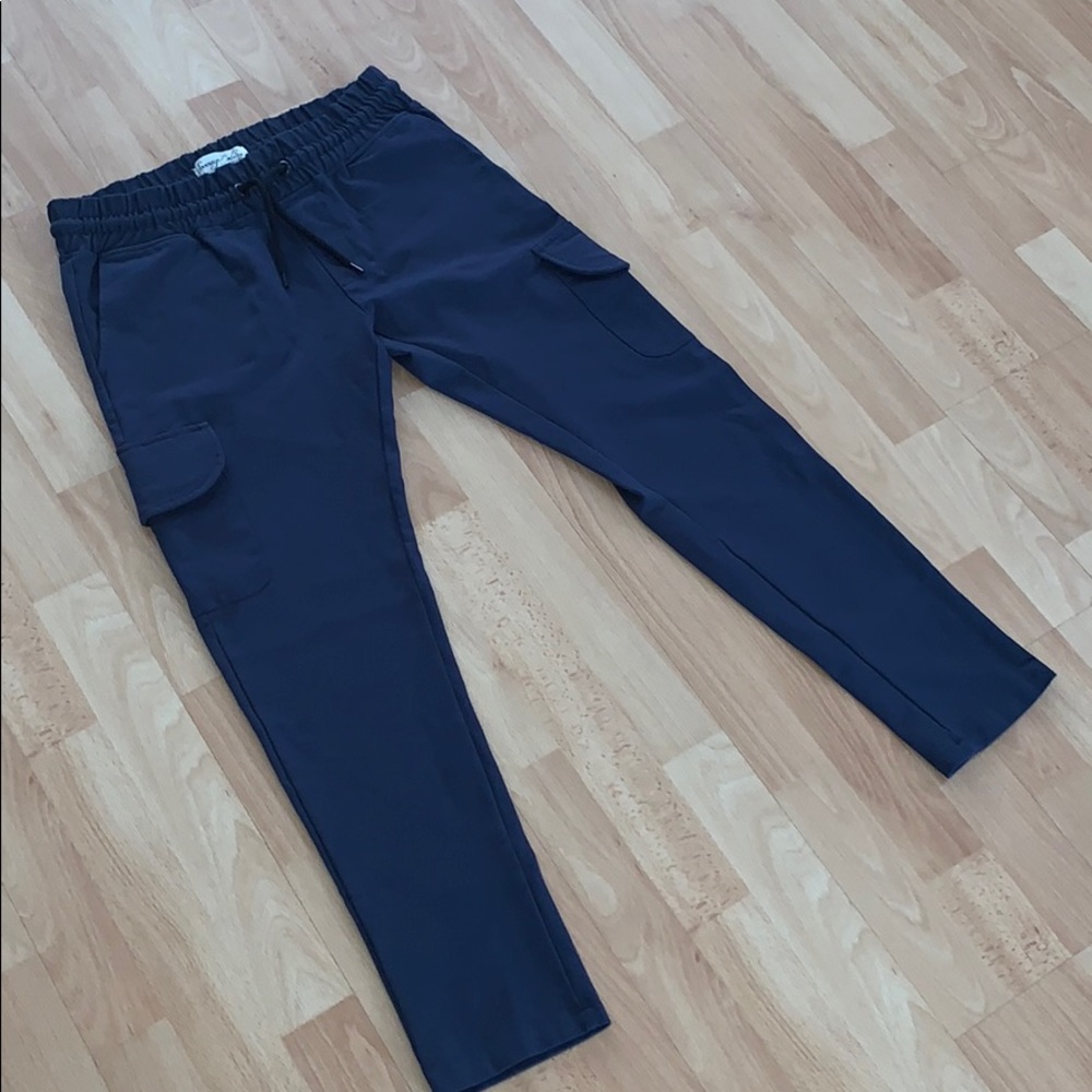 sovereign code navy blue joggers